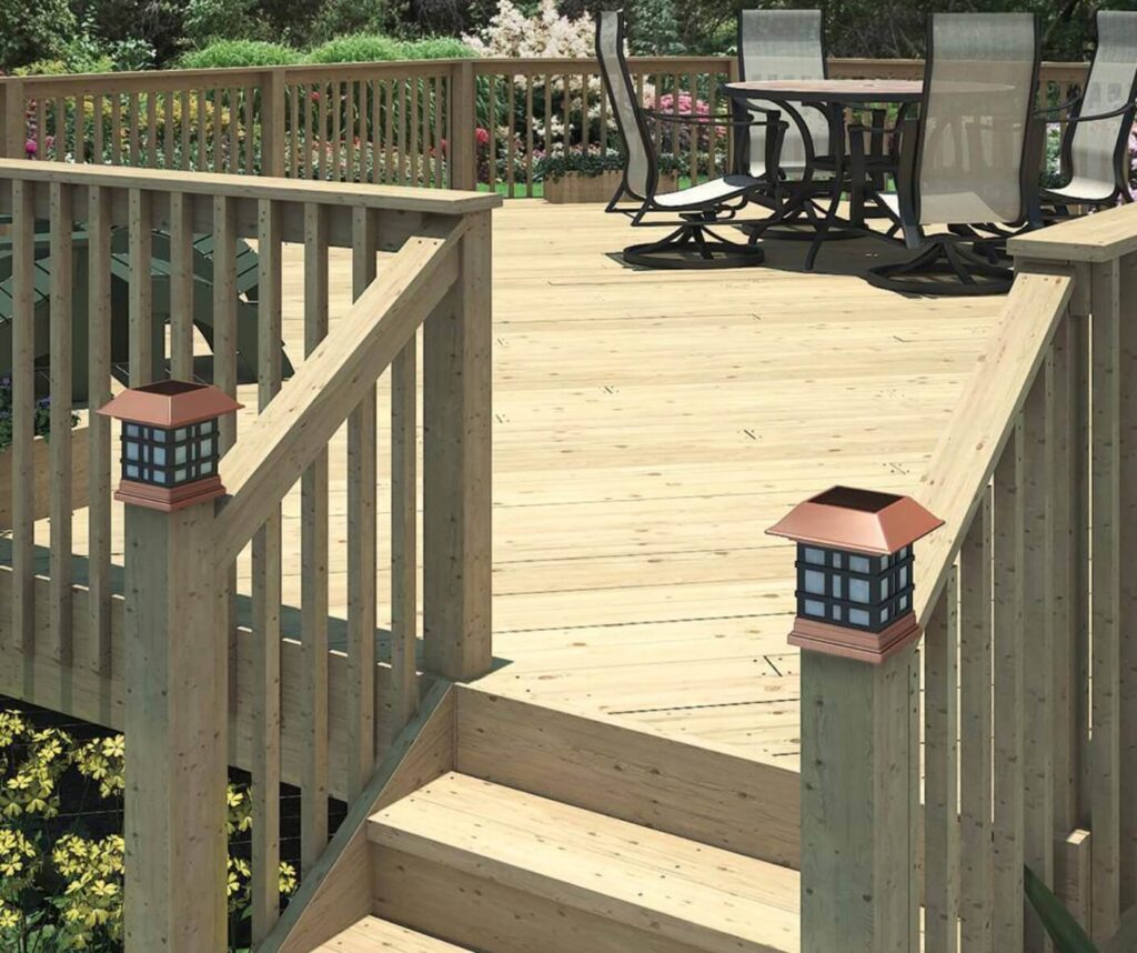 Pressure-Treated Wood Deck