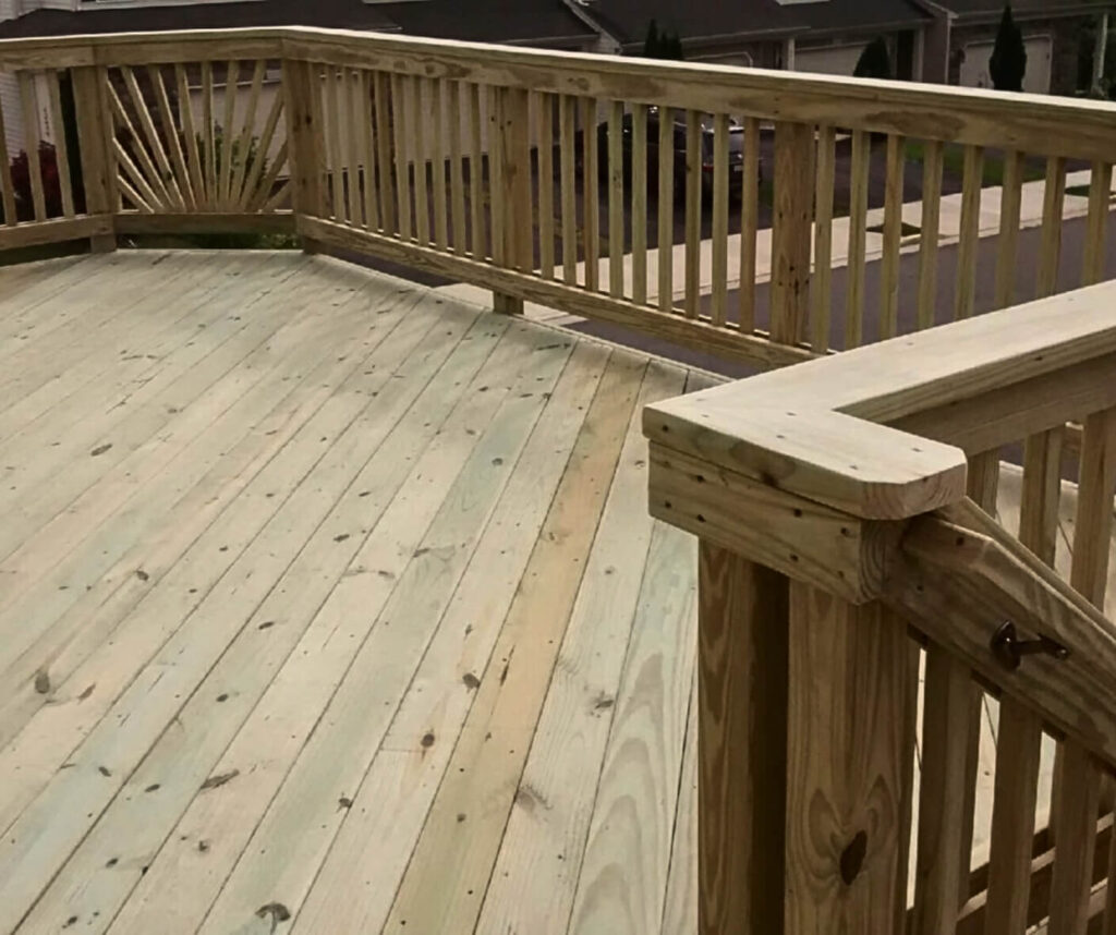 Traditional Wood Deck