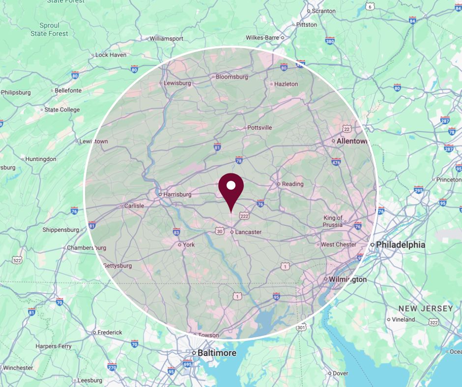 areas we serve in lancaster county pennsylvania